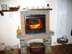 The fireplace