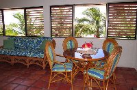 View of lake from villa windows