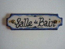 Bathroom Plaque