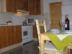 Well equipped dining kitchen