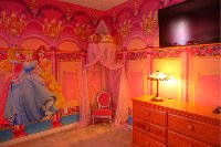 Princess bedroom with Princess Throne
