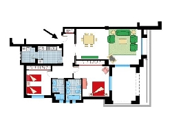 layout of the apartment