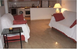Lounge through to kitchen
