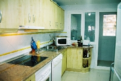 Well-equipped kitchen with utility room