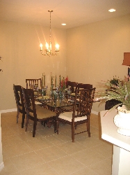 separate dining area - seats 6