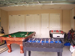 games room pool table air ice hockey