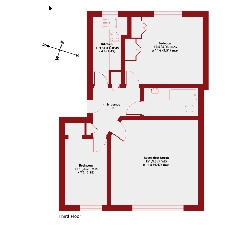 The floor plan