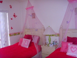 Themed butterfly room