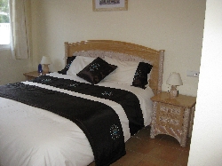 Main bedroom with king size bed