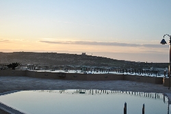 Sunset across Ghardira Bay