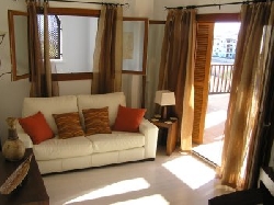 Living room with terrace access