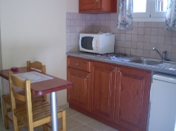 kitchen in a threebeds apartment.