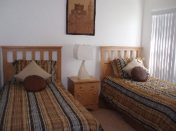 Twin bedded room  1 pool view