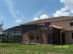 Back of villa from edge of conservation