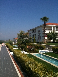 The beautiful grounds