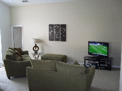 Spacious lounge area