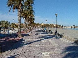 The promenade at Los Narejos