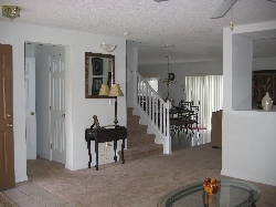 Open plan living area