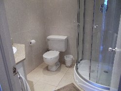 One of the en-suite bathrooms