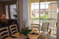 Balcony with views of Clubhouse and pool