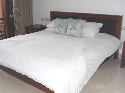 Fully furnished bedrooms.