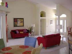 seating area and informal dining