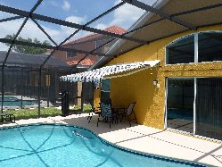 Sun Awning and Pool Side Dining