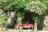 Shady terrace for outdoor dining