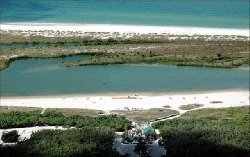 Ariel of Tigertail Beach Area