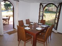 Open plan dining area