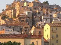 The beautiful historic town of Scalea