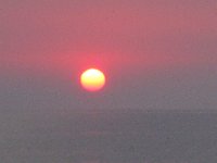 Sunset viewed from the beach