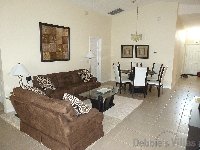 Lounge/Dining area with tiled floor