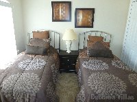 Bed 3 at front of villa
