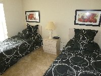 Bed 4 with full wall of wardrobes
