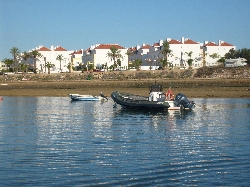 View of the town from Cabanas Island