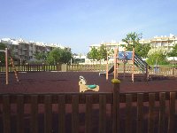 Newly refurbished childs play area