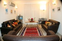 Living room with TV/ satelite reciever