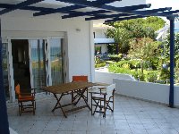 The terrace