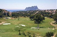 Ifach Rock from the Golf Club