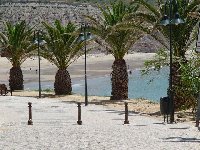 The promenade in Praia Da Luz