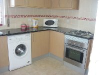 Fully fitted new kitchen with new boiler