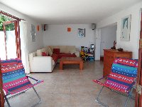 The comfortable and spacious living room