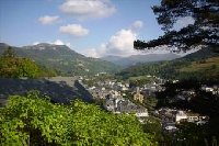 The town nestled in the Dore valley