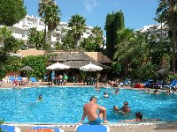 pool and beach bar