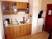 The well-appointed kitchen area