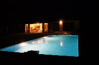 night view of the villa