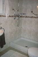 Bathroom with walk-in shower