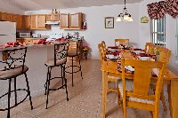 Dining with breakfast bar