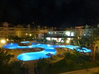 Swimming Pools at night